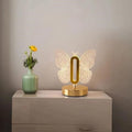 Lámpara de Mesa LED Decorativa - Diseño Mariposa Estilo Cristal