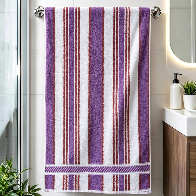 Toalla de Baño Púrpura  Premium