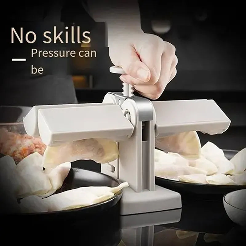 Molde Doble para Empanadas – Prensador Manual con Sellado Ondulado, 8.5 cm
