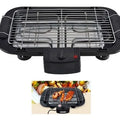 Parrilla Eléctrica Portátil 2000W Grill Negro – Sin Humo, Termostato 5 Niveles