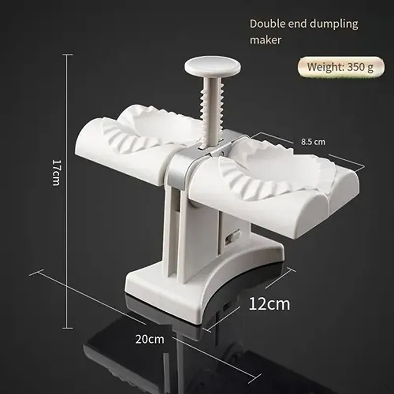 Molde Doble para Empanadas – Prensador Manual con Sellado Ondulado, 8.5 cm