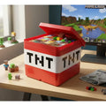 Bloques Magnéticos Cubos Píxel Estilo Minecraft con Caja TNT (100 Piezas)