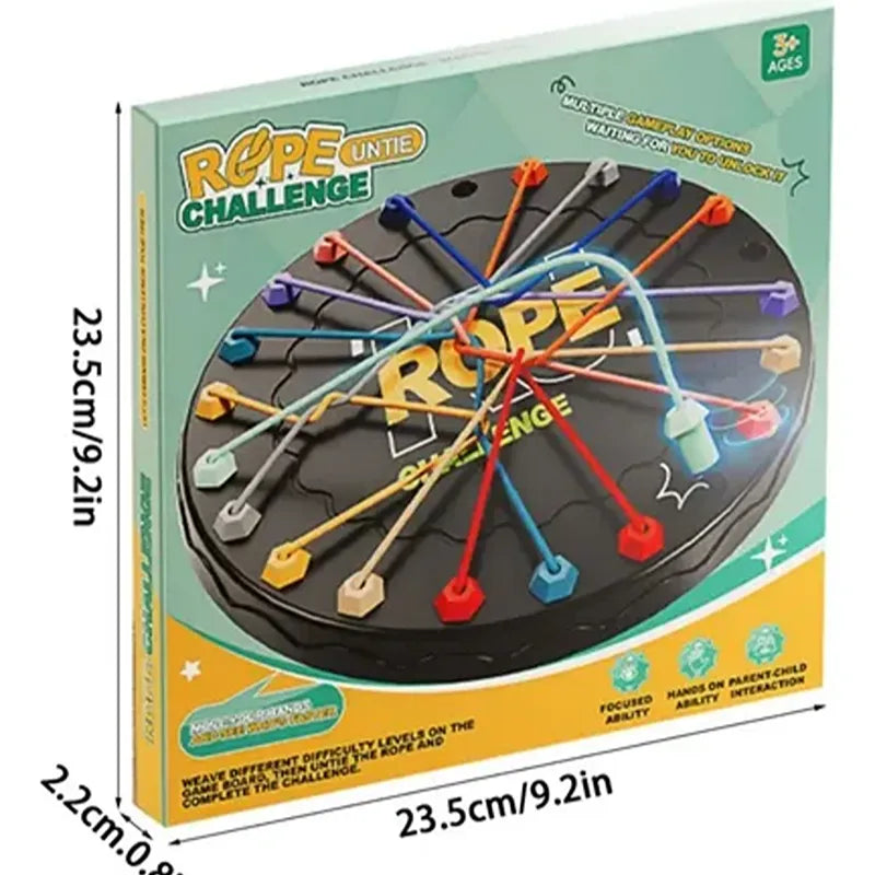 Juego de Mesa Rope Challenge - Desafío de Cuerdas (Modelo CD615)