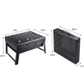 Parrilla a Carbón Portátil Plegable 36x29cm - Asador Tipo Maletín Ultracompacto