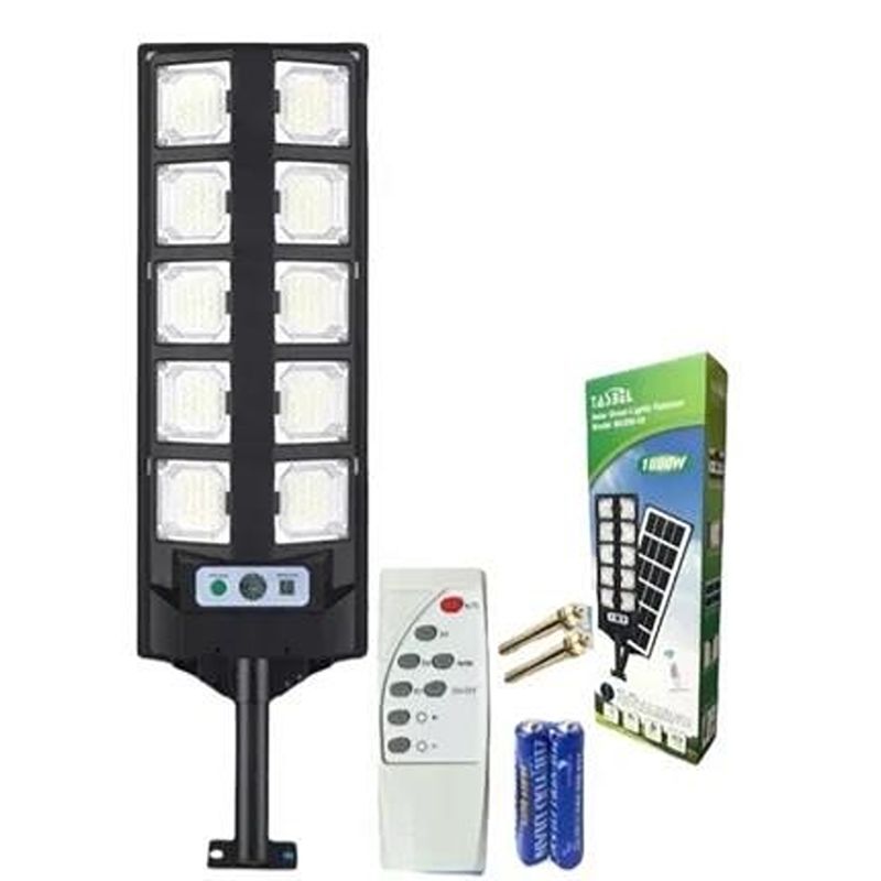 Luminaria Solar Urbana LED con Sensor de Movimiento y Control Remoto