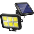 Foco Proyector LED Solar COB con Sensor de Movimiento y Panel Independiente