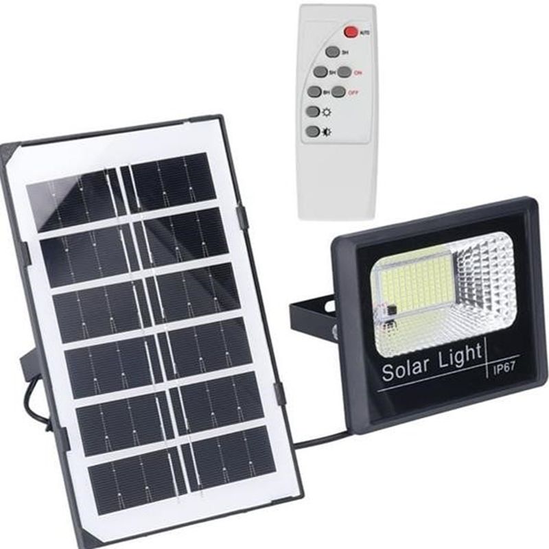 Foco Proyector LED Solar 60W con Control Remoto