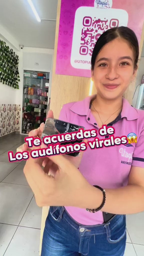 AUDIFONOS INALAMBRICOS BLUETOOTH CON POWERBANK M88 PLUS