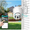Cámara de Seguridad Exterior PTZ WiFi con Control de Movimiento