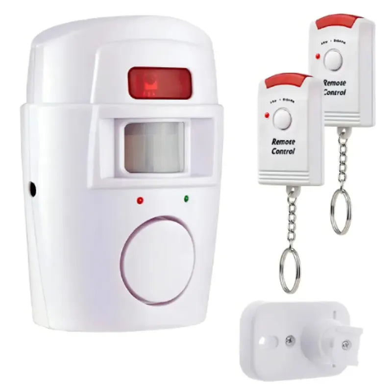 Alarma Inalámbrica con Sensor de Movimiento y Control Remoto