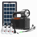 Sistema de Iluminación Solar Portátil con Powerbank y Altavoz Integrado